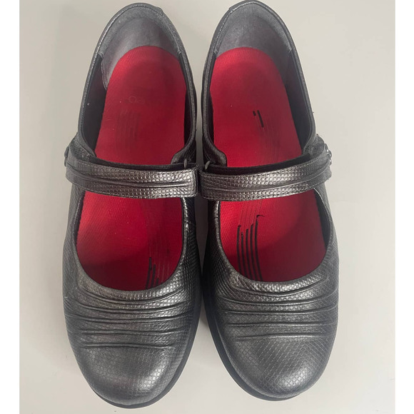 Abeo Rocs Bethan Pewter Mary Jane Shoes Women's Size 9 - Picture 2 of 10
